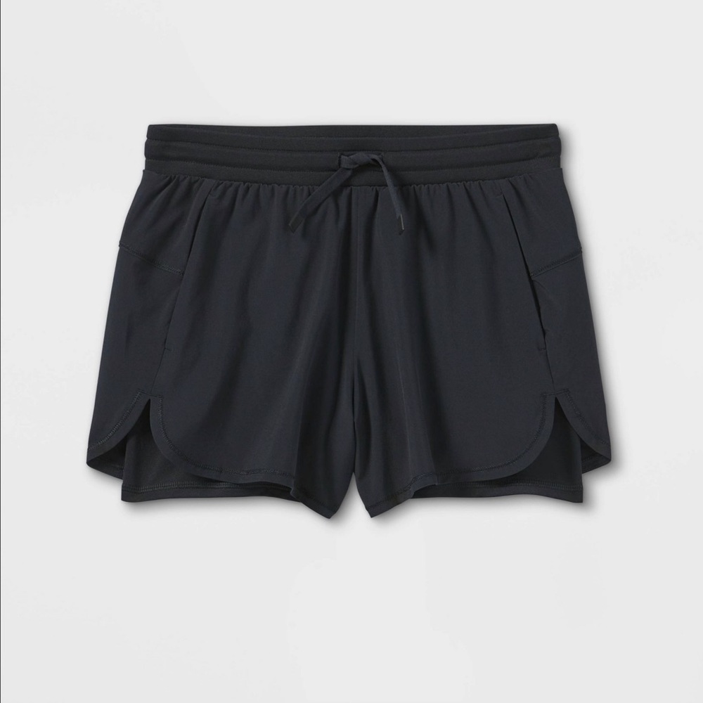 Girls’ Double Layered Run Shorts
